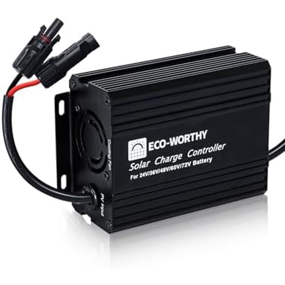 12A Boost MPPT Solar Charge Controller Solar Panel Regulator for 48V/60V/72V Lead-Acid, LiFePO4, Gel, Flooded Batteries .etc in Golf Cart Electric Vehicles and Solar System$$Garden &