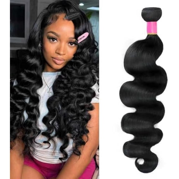 12A Human Hair 16 Inch Wave Unprocessed Brazilian Virgin Hair 1 Human Hair Extensions Quick Weave Black