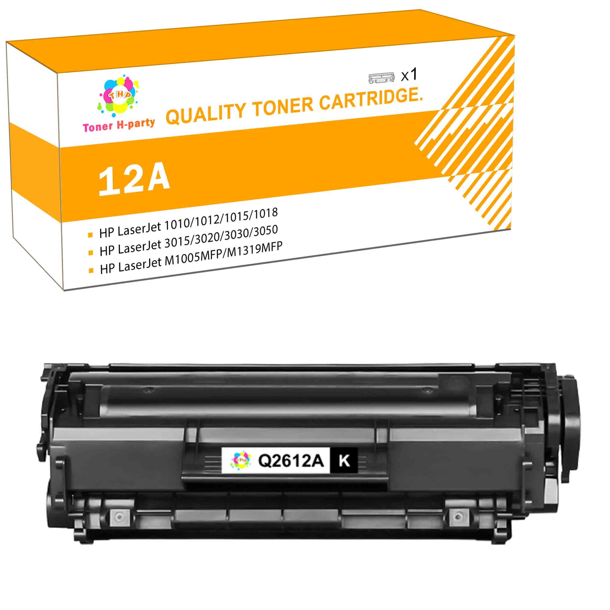12A Toner Cartridge Black Compatible for HP 12A Q2612A Laserjet 1020
