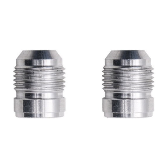 12AN Male Weld on Bung Fitting, Aluminum Male Flare Weldable Fuel Tank Fittings for Fuel Oil Coolant Fluid(2PCS)