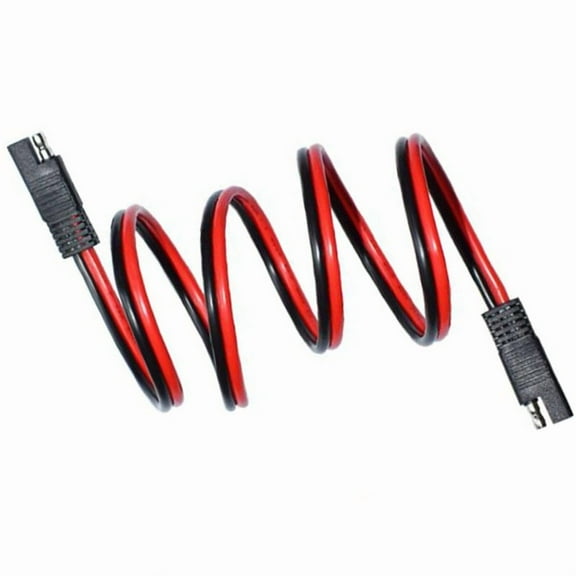 12AWG SAE Extension Connection Line Double Male Solar Extension Cable 100cm