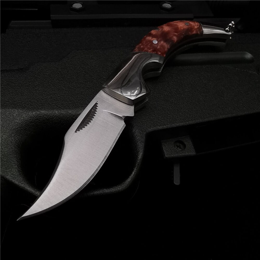 26" Tactical Machete With 3 Throwing Knives - 440 Stainless Steel, Includes Sheath, For Camping & Outdoor