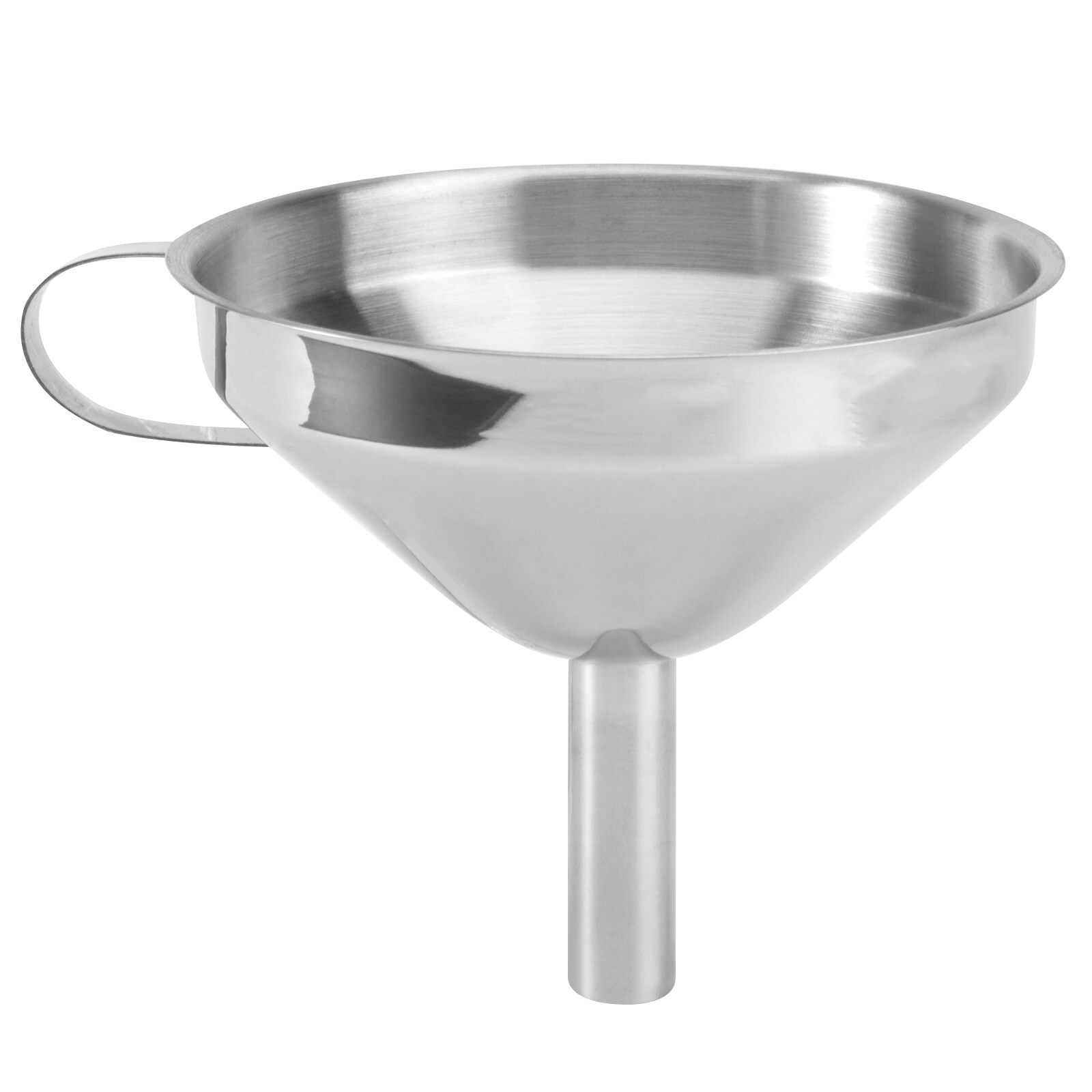 12CM Stainless Steel Kitchen Funnel with Detachable Strainer Filter