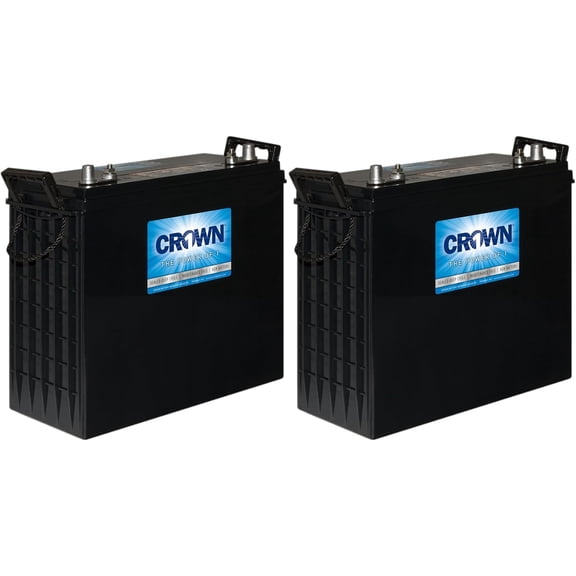 12CRV230 12V AGM Sealed Deep Cycle Battery Group 921 230Ah @ 20Hr Maintenance Free Commercial Deep Cycle Power (Pack of 2)