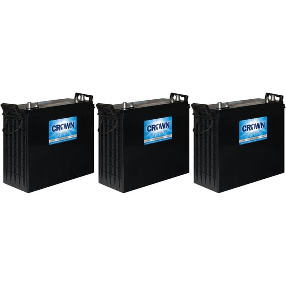 12CRV230 12V AGM Sealed Deep Cycle Battery Group 921 230Ah @ 20Hr Maintenance Free Commercial Deep Cycle Power (Pack of 3)