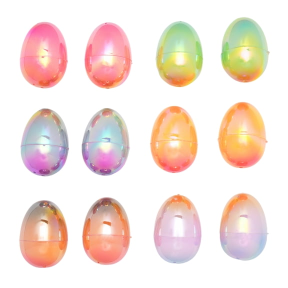 Multicolor Iridescent Eggs, 2", 12 Count, Easter by Way To Celebrate