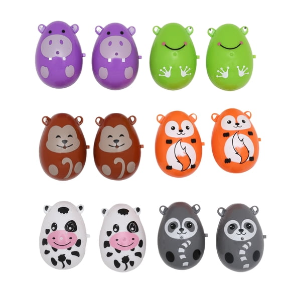 Multicolor Animal Eggs, 2", 12 Count, Easter by Way To Celebrate