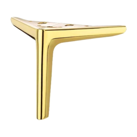 12Cm Triangle Furniture Legs Set of 4, Metal Furniture Feet, Modern Style Triangle Sofa Feet, Replacement Furniture Leg for Cabinet Table Cupboard Couch Chair Dresser by WEIWEIGG