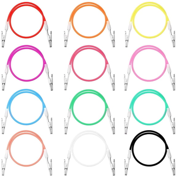 12Colorful Pieces Bib Holder Clip Napkin Dental Bib Silicone Clips,Napkin Holder