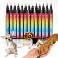 thumbnail image 1 of 12Colors Soft Headed Acrylic Marker Pen Safe and Quick Drying Pet Nail Art Graffiti DIY Water-based Watercolor Pen, 1 of 8