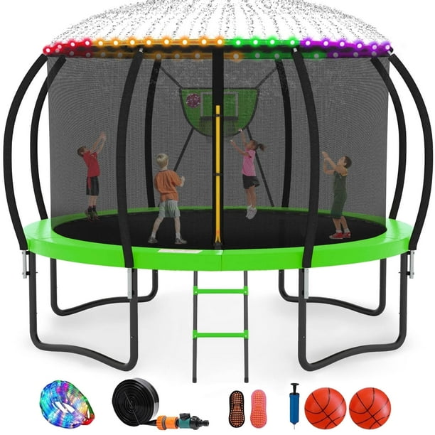 GVDV 14' Outdoor Recreational Trampoline, Backyard Pumpkin Trampoline for Adult and Kids - Walmart Business Supplies GVDV 14' Outdoor Recreational Trampoline, Backyard Pumpkin Trampoline for Adult and Kids - Walmart Business Supplies