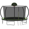 thumbnail image 1 of 12FT Trampoline for Kids and Adults with Safe Enclosure Net, SEGMART Round Recreational Trampoline with Basketball Hoop, Upgrade Outdoor Trampoline with Ladder for Backyard Park, 1 of 8