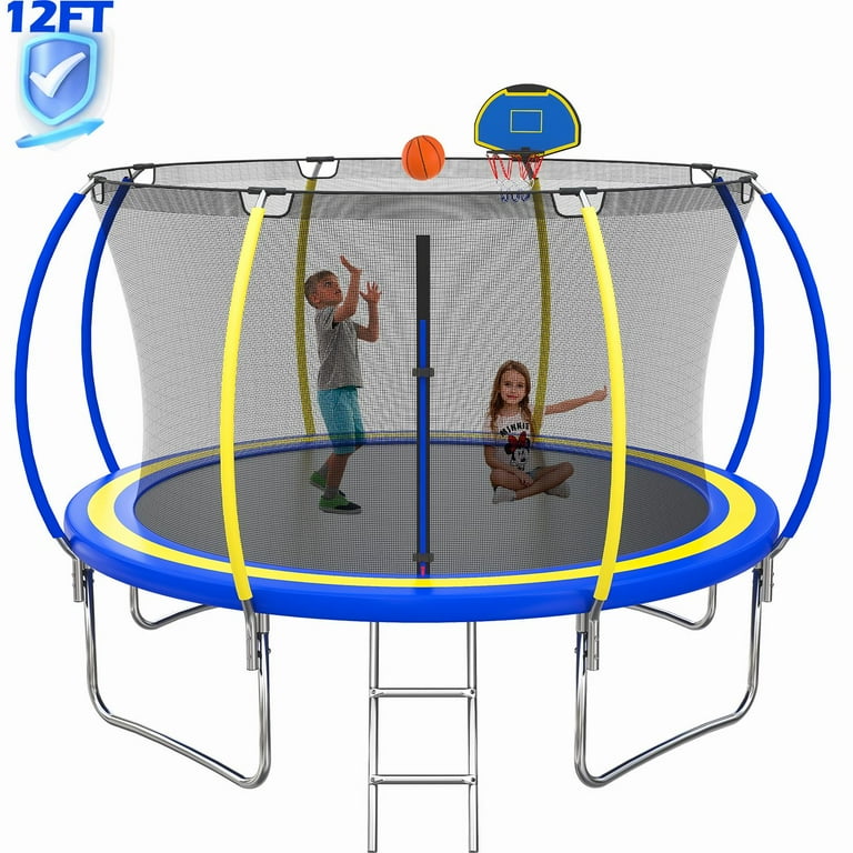 Large round trampoline hotsell
