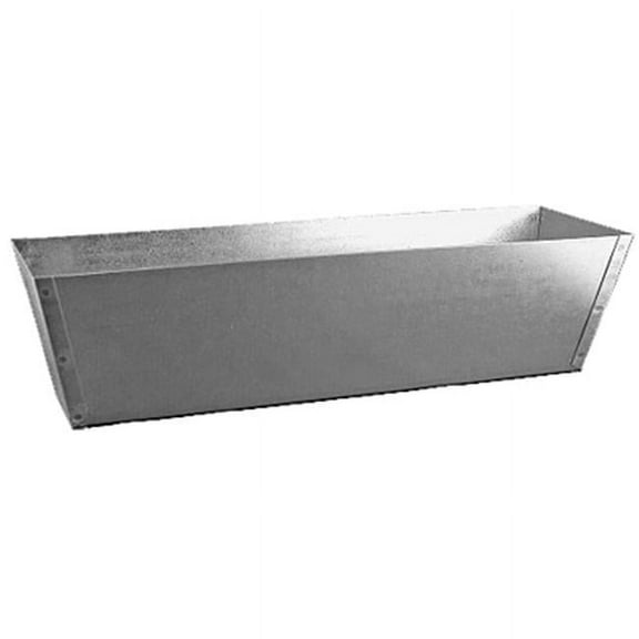12G 12 in. Galvanized Mud Pan