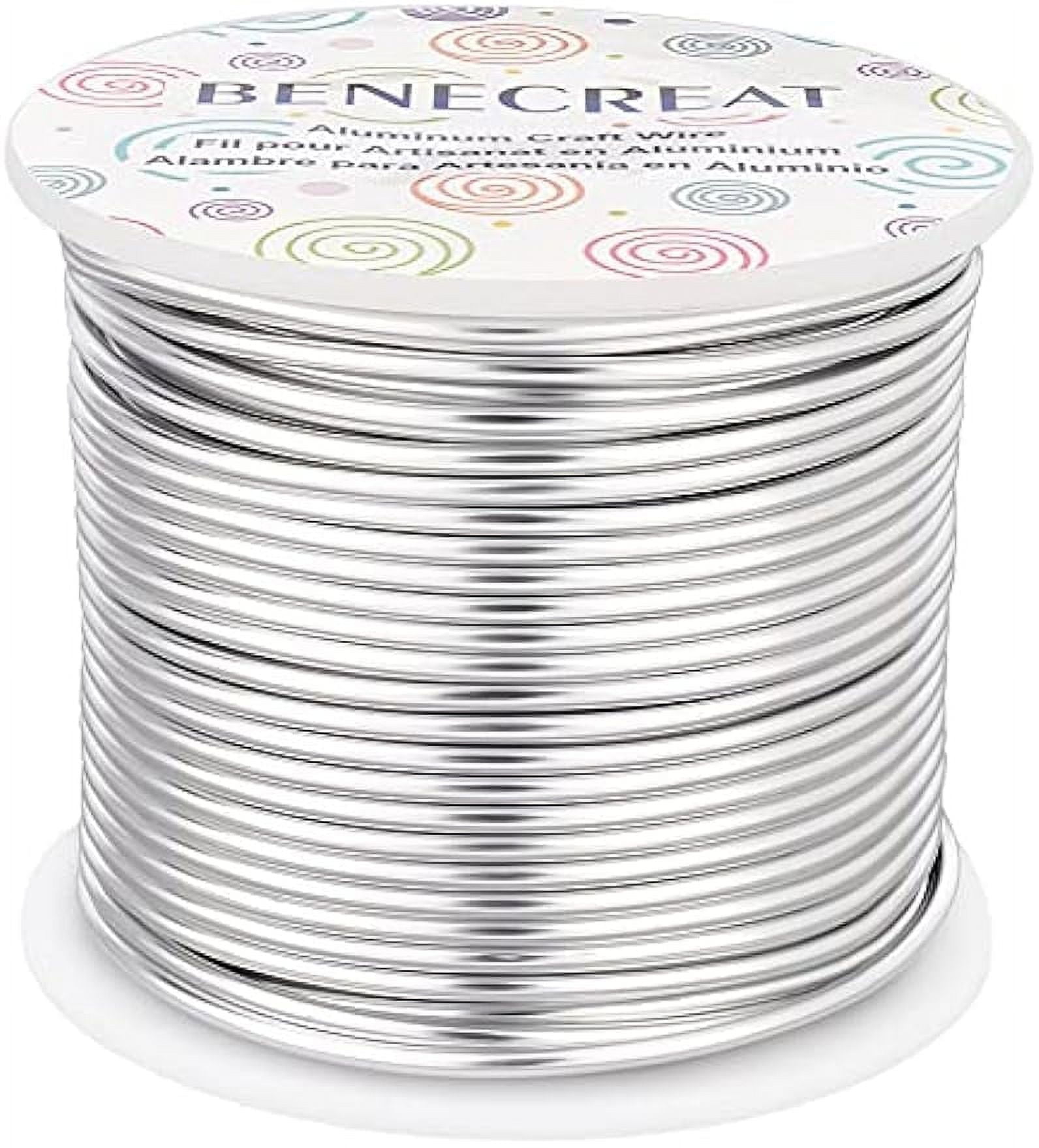 12Gauge 100FT Silver Aluminum Wire Anodized Jewelry Craft Wire for