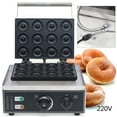 thumbnail image 1 of 12Grid Donut Machine Commercial Non-Stick Pan Electric Donut Bread Making Machine Cooker Machine Electric Donut Maker Machine 12Pcs Stainless Steel Commercial Doughnut Maker Donut Machine, 1 of 3