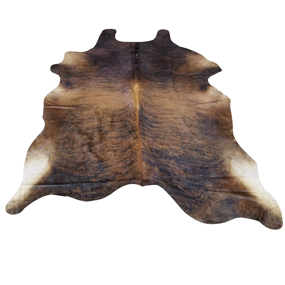 12HS 8 Ft X 7 Ft Cowhide Rug Skin Area Carpet Genuine Hair On Leather