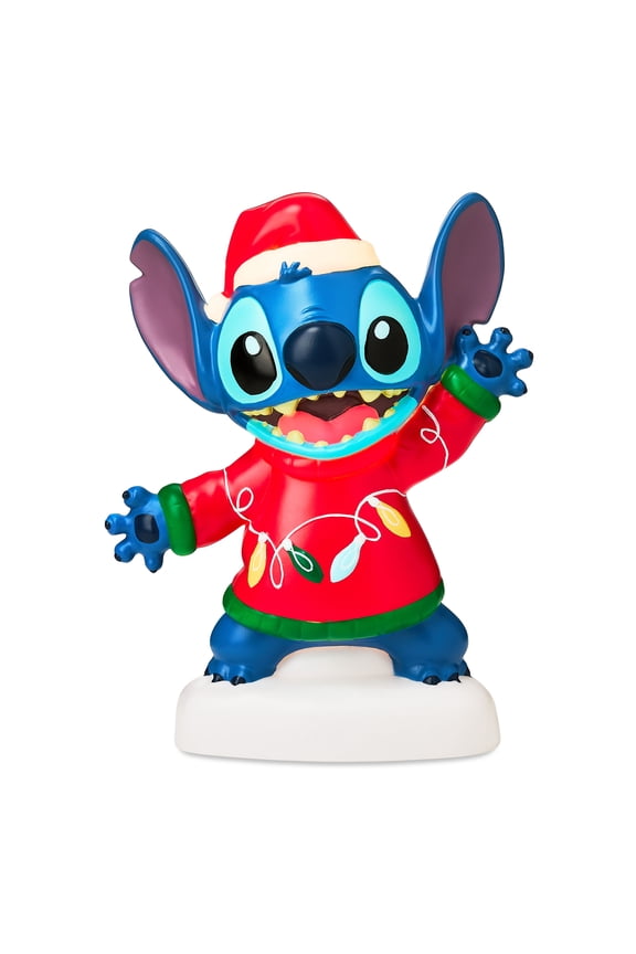 Christmas LED Blow Mold Stitch in Christmas Lights Sweater Disney 10.43 in x 4.72 in x 12.00 in 0.99 lb