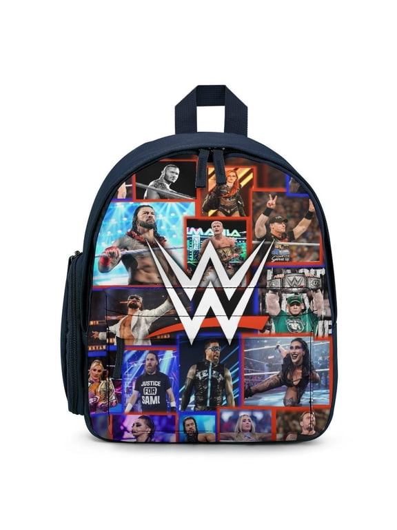 12IN Wrestling Backpacks Mini Travel W--W,EsBag Schoolbag Bookbag Daypack Outdoor