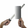 thumbnail image 1 of Steel 12In Diamond Knife Sharpener Honing Rod Oval Stick Kitchen Sharpening Tool, 1 of 6