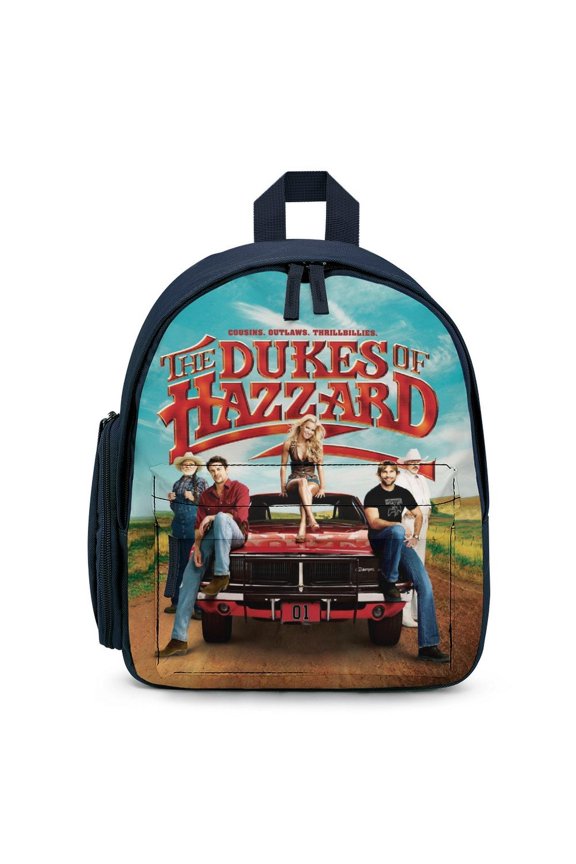 12In Duk-es Orange Car Haz-zard Small Backpack for Travel Lightweight Backpack Cartoon Bookbag Fashion Bookbag