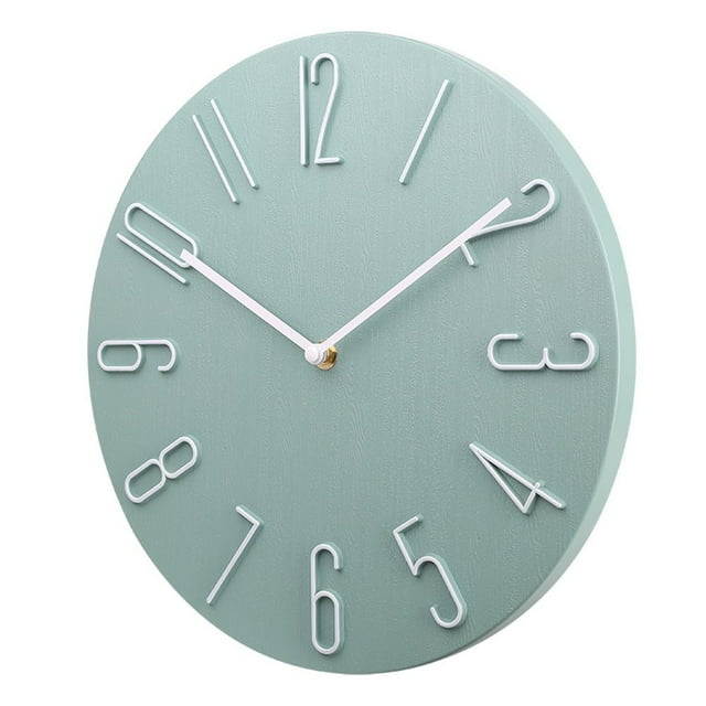 12in minimalist analog quartz wall clock large number wall clock home