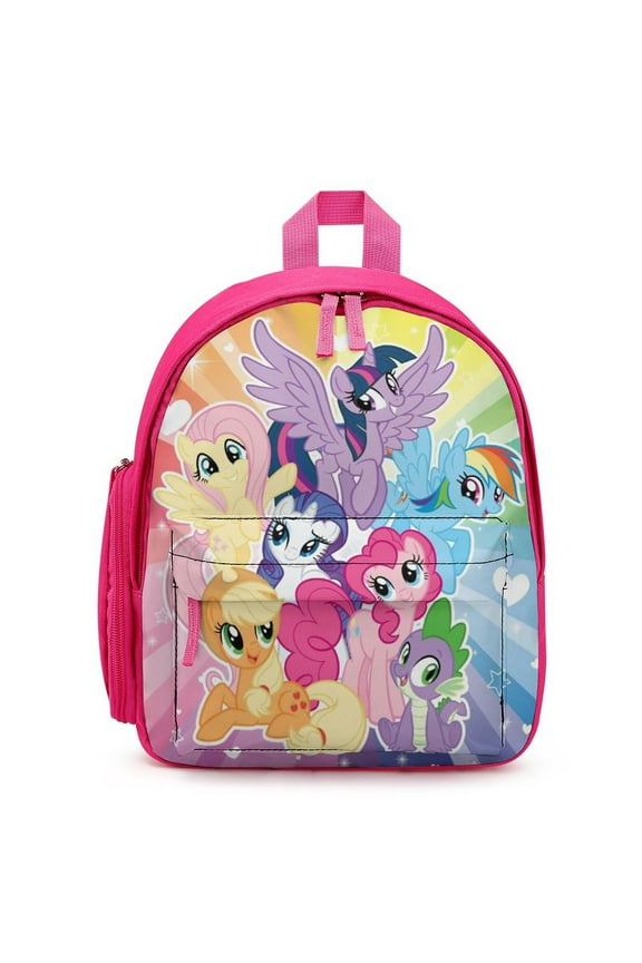 12In My Lit-tle Pony Backpack Travel Small Backpacks with Pocket Bookpack