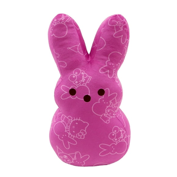12In Pink PeepsX Hello Kitty and Friends Plush for Adult and Child, Easter, Peeps, Sanrio