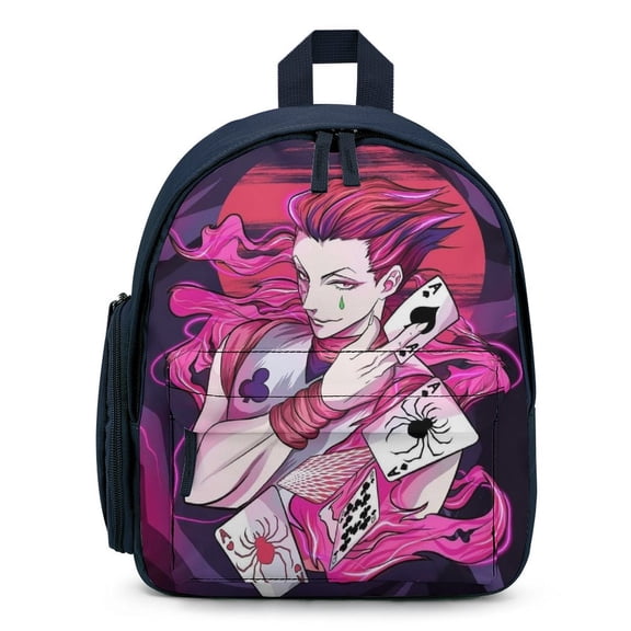 12In Small Hunter X Hunte Backpack with Pocket Travel Bag Fashion Bookbag Casual Daypack