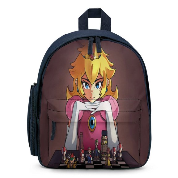 12In Small Princes Backpack with Pocket Travel Bag Fashion Bookbag Casual Daypack