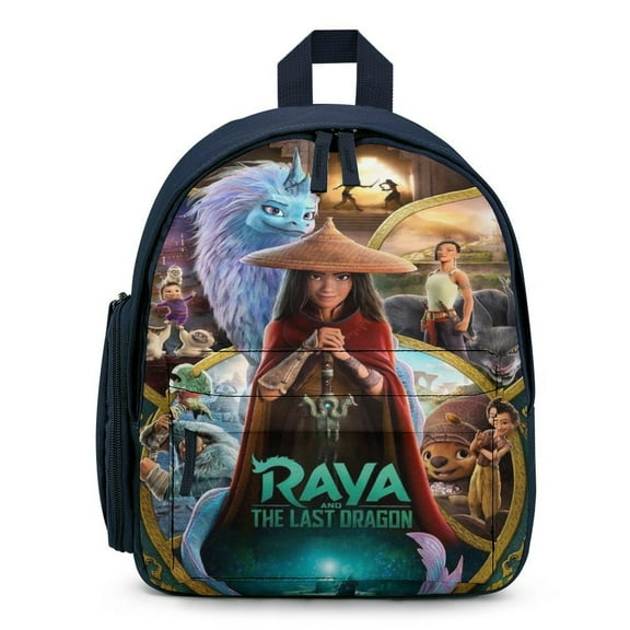 12In Small Raya And Last Drago Backpack with Pocket Travel Bag Fashion Bookbag Casual Daypack