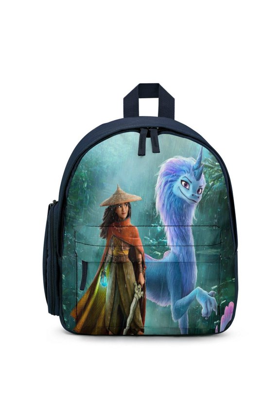 12In Small Raya And Last Drago Backpack with Pocket Travel Bag Fashion Bookbag Casual Daypack