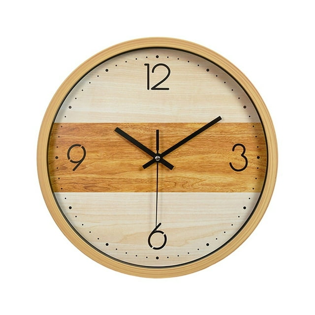 12In Wall Clock Silent 3D Numerals Clock Quartz Clock Bedroom Home