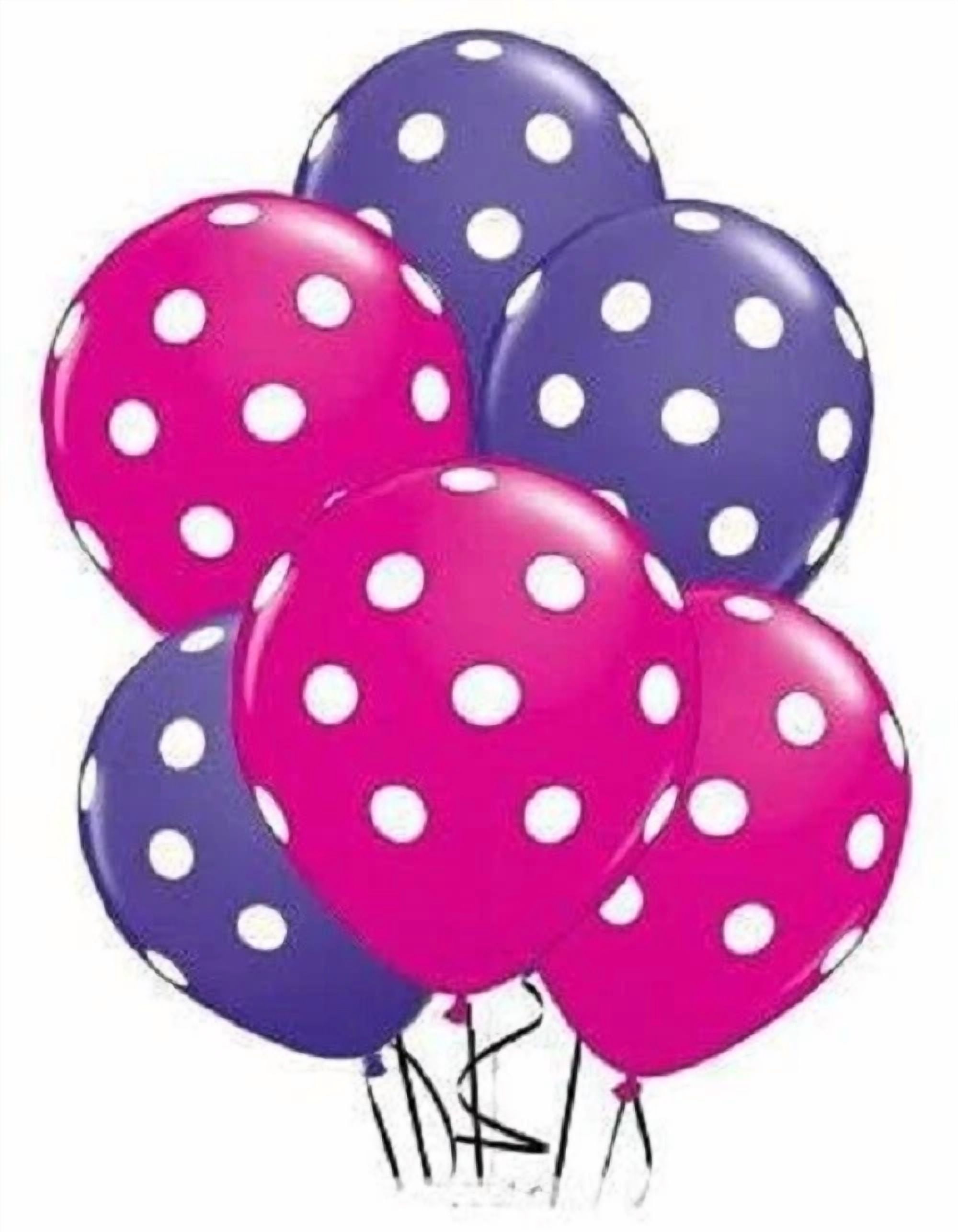 Pink Polka Dot Party Decorations, image size:2000x2572