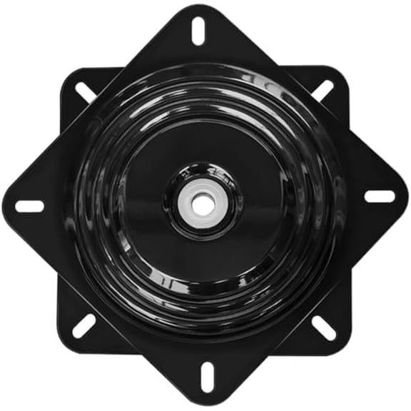 12Inch Bar Stool Swivel Plate Heavy Duty, Chair Swivel Base with Solid Ring of Ball Bearings, 1000lbs Capacity Replacement Swivel Seat Parts Lazy Susan Hardware for Barstools Recliner Chair Boat