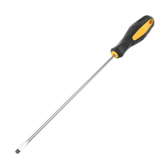 12Inch Long Slotted Cross Screwdriver Magnetic Screwdriver with Rubber Handle A