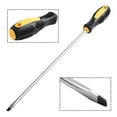 thumbnail image 1 of 12Inch Long Slotted Cross Screwdriver Magnetic Screwdriver with Rubber Handle Slotted Screwdriver, 1 of 9