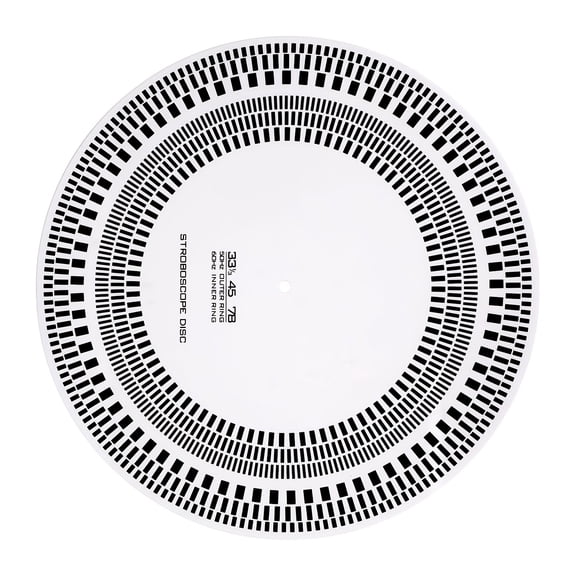 12Inch Turntables Disc For Vinyls Record Player Speed Calibration With 33 45 78RPM Detections