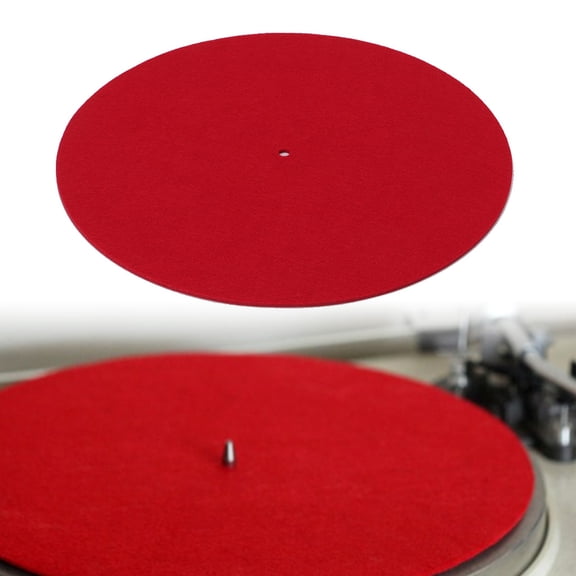 12Inches Turntables Pad 3mm Thick Pad for Record Players Scratch Resistant for Supporting Lighter Thin Record