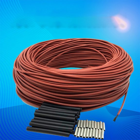 12K 33 Ohm Carbon Fiber Heating Wire Far Infrared Silicone Heating Cable 10 M YIWEI