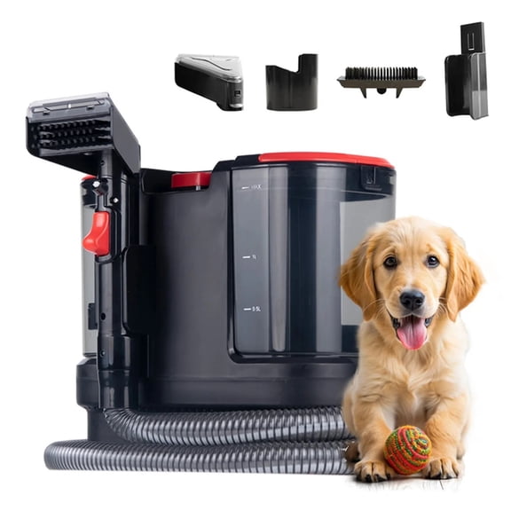 12KPa Portable Carpet Cleaner, Automatic Spot Suction Extractor for Sofa, Mattress & Car