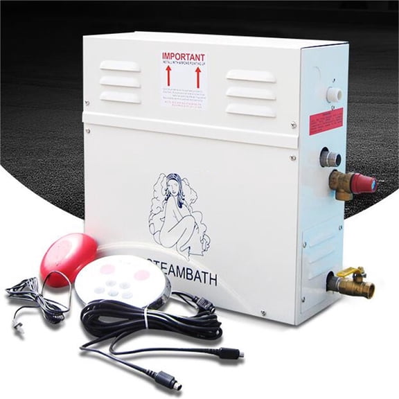 12KW Steam Generator 220 Household Steam Bath Sauna Dry Stream Furnace Wet Steam Steamer Digital Controller ,Heavy Duty Build