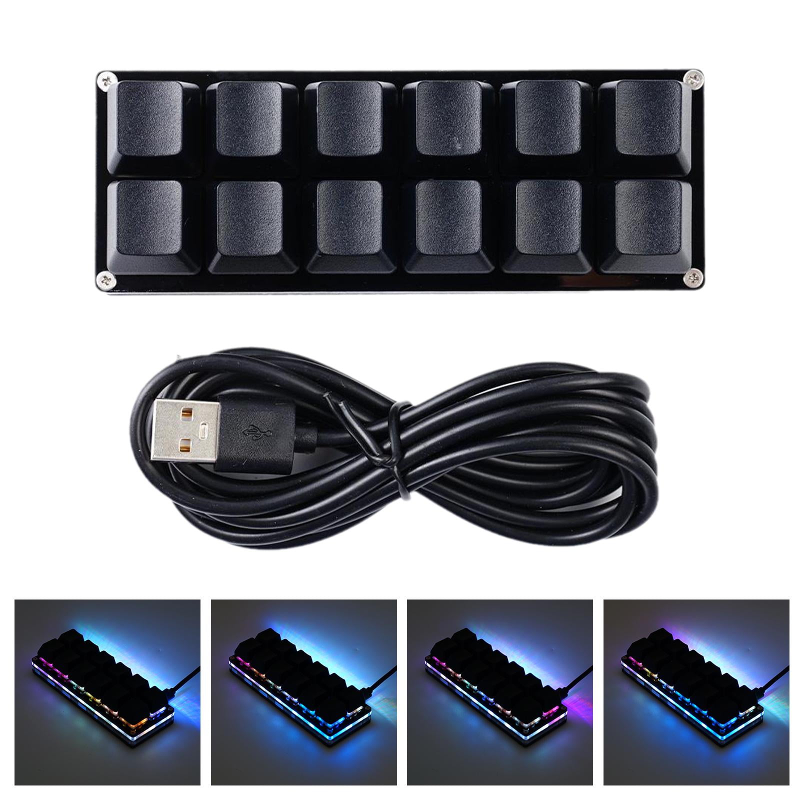 12Key Gaming Keyboard Programming Macro keypad Mechanical R9C1 9CW8 ψш ...