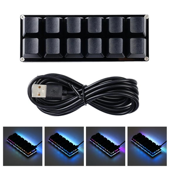 12Key Gaming Keyboard Programming Macro keypad Mechanical