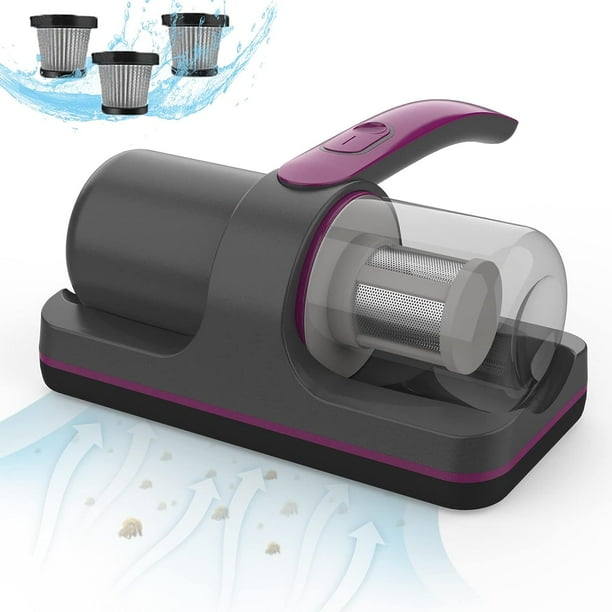 12Kpa Powerful Mattress Vacuum Cleaner with 3 Filters, 2 Speed Deep