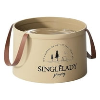 12L Collapsible Foldable Bucket with Handle for Camping Fishing Hiking to Hold Water Folding Container Carry Bag Multiple Use Portable Lightweight