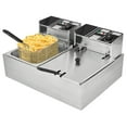 12L Commercial Electric Deep Fryer with Fry Basket High Capacity