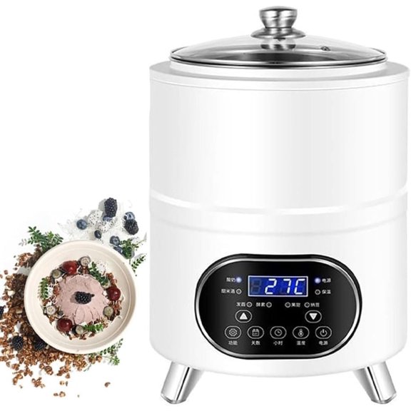 12L Commercial Yogurt Fermentation Machine,with Timing & Temperature Control,360° Constant Temperature Fermentation For Homemade Yogurt Natto Rice Wine
