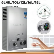 SIHAO 12L Tankless Water Heater for Home RV Camping Use - 4.3 GPM LPG Propane Gas Instant Hot Water Heater