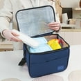 thumbnail image 1 of 12L Insulated Lunch Box, Portable Cooler Tote, Soft Sided Cooler Bag, Reusable Lunch Box for Work, Picnic and Travel, Washable Lunch Box for Men and Women, 1 of 7